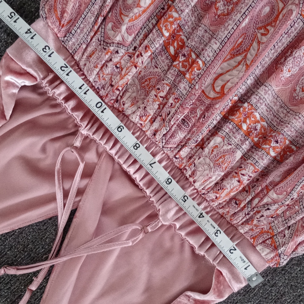 🩷Wonderly🩷 - Rose Pink Paisley Medallion "Road Trip" Midi Dress - Picture 12 of 13